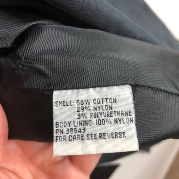 Larry Levine Navy Trench Coat - Picture 9 of 13